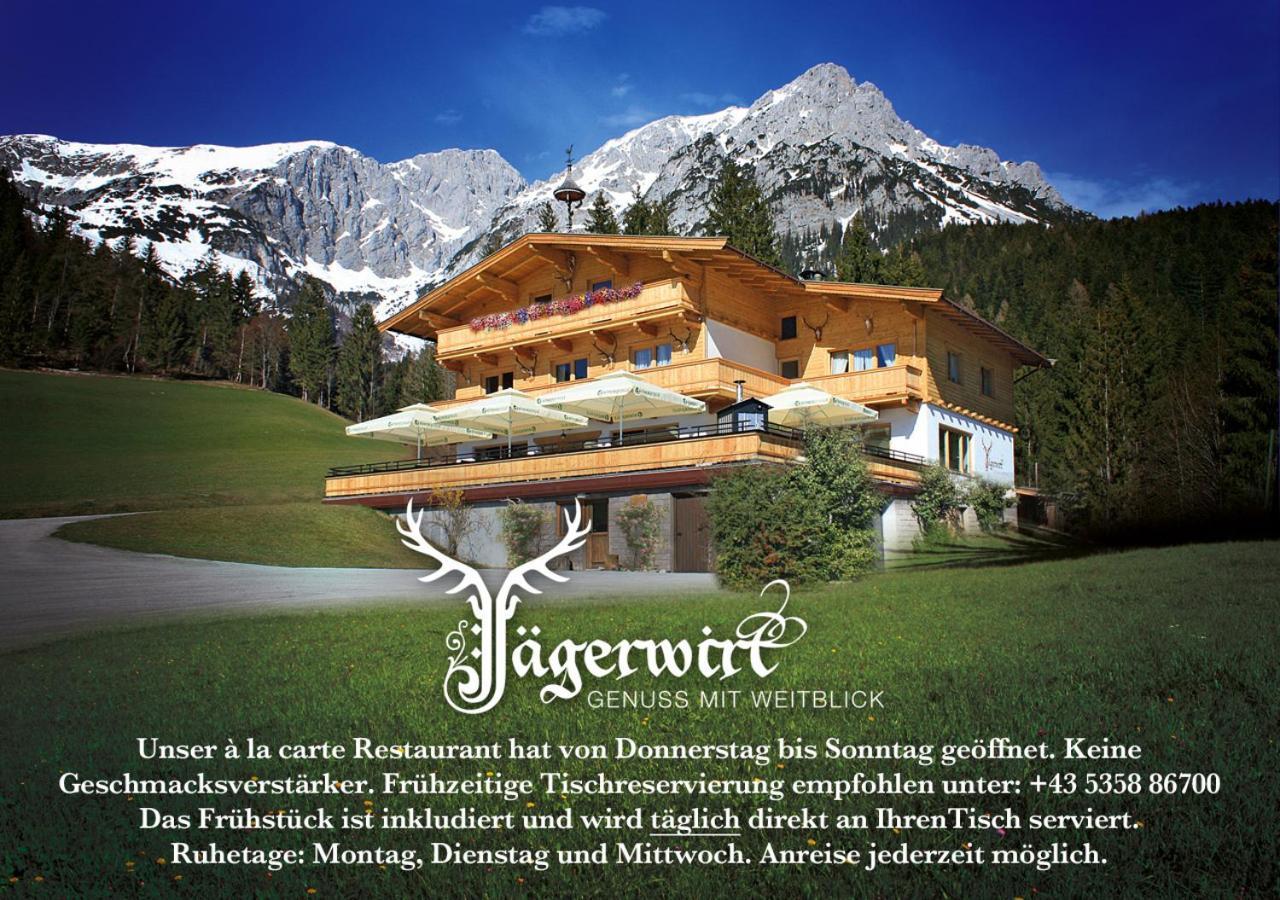 Boutique-Pension Jaegerwirt Scheffau am Wilden Kaiser Kültér fotó